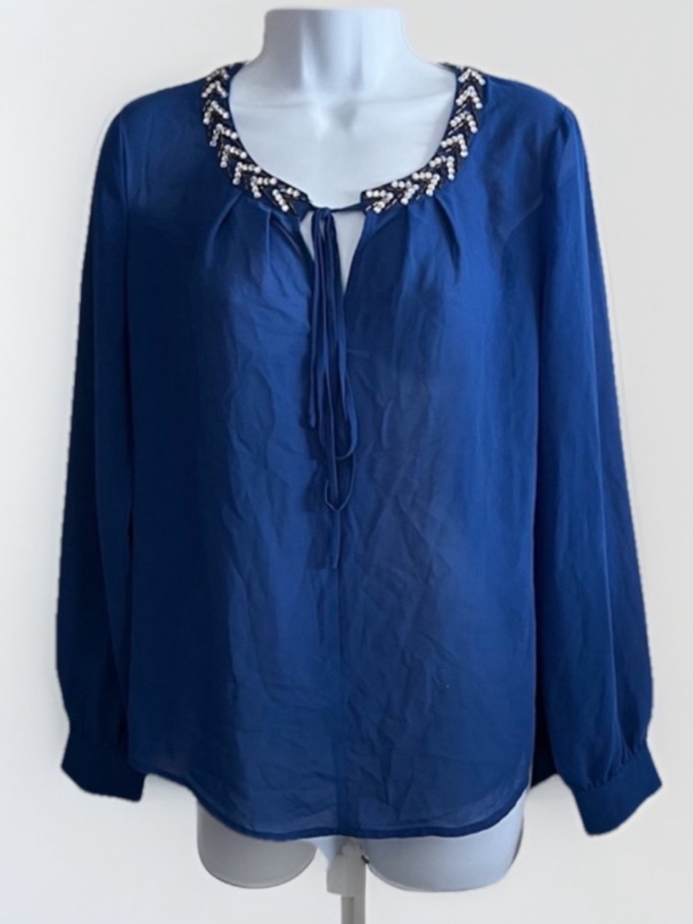 Jealous Tomato Jewel Collar Blouse